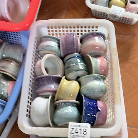 紫砂花盆418微瑕品口径4到5左右吗