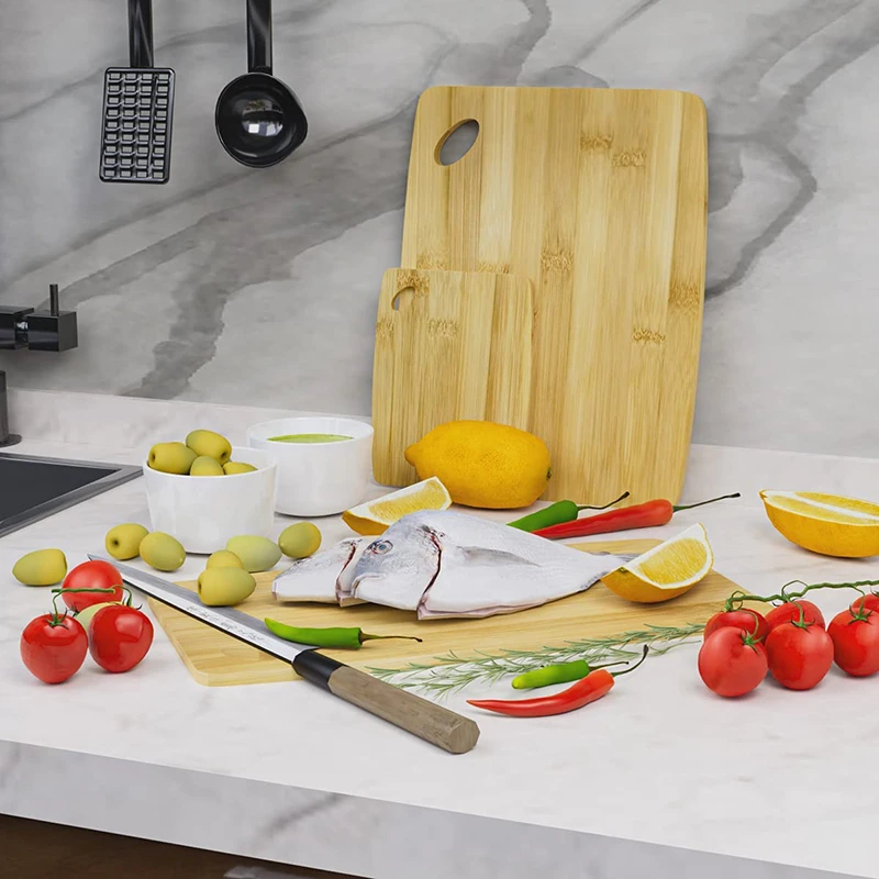 无漆无蜡菜板三件套（小20*15cm 中30*22cm 大38*29cm）