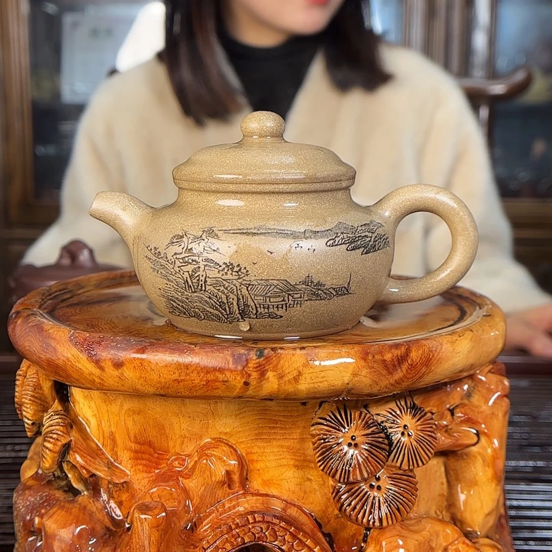 紫砂茶壶陈婷老师。
