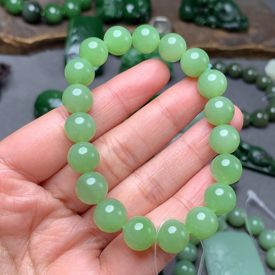 和田玉手串未镶嵌