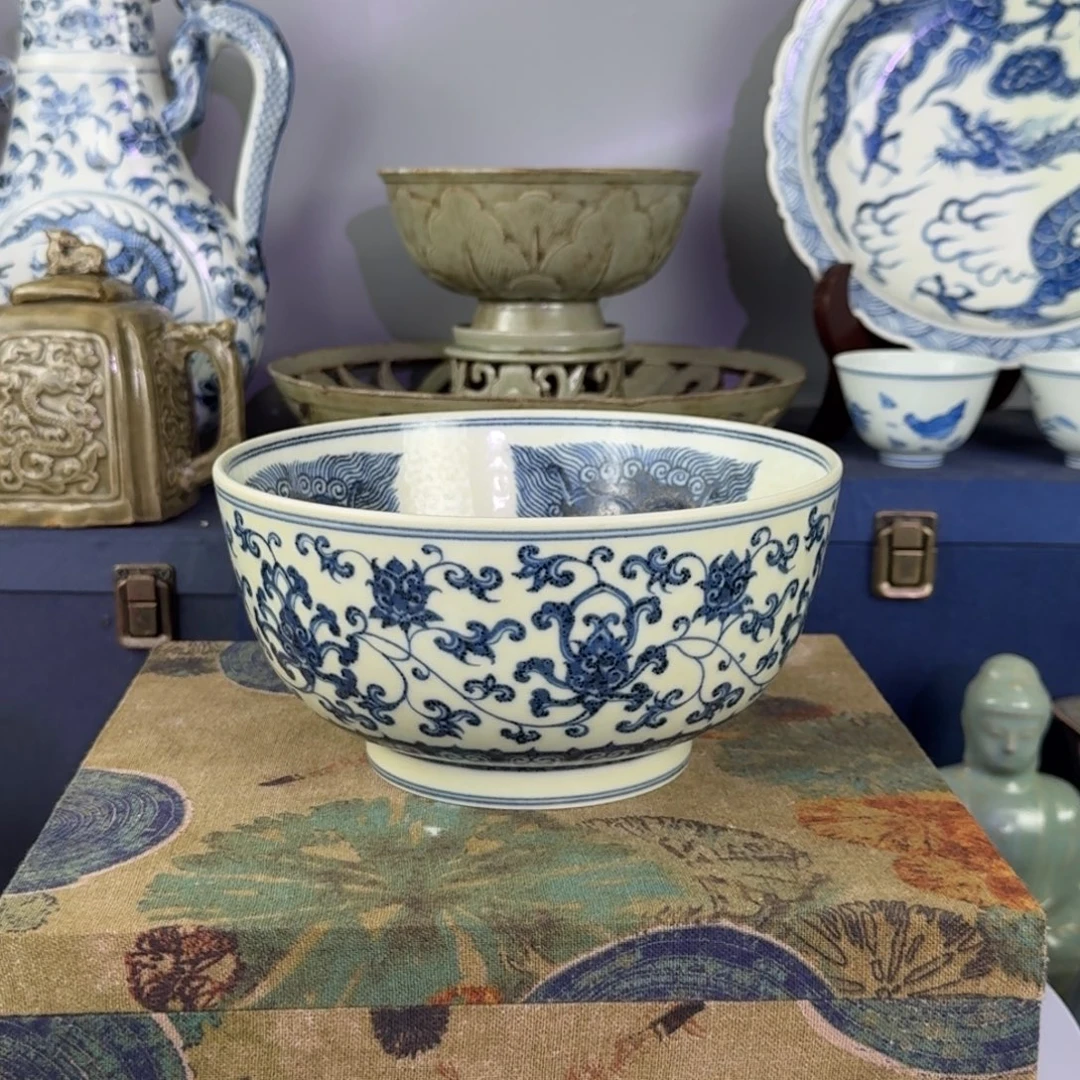 ****夫碗精品青花瓷器碗