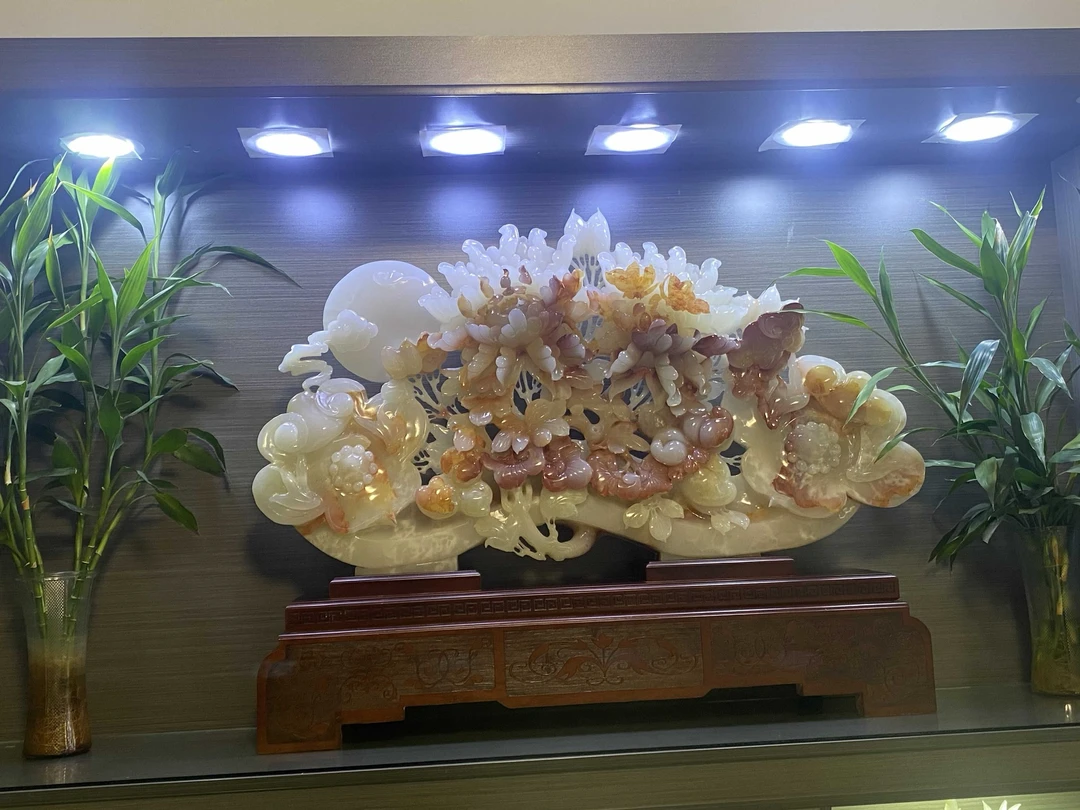 《吉祥如意》客厅书房桌面家居装饰创意原石摆件手工工艺品精美玄关