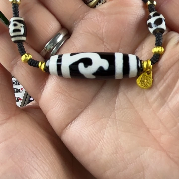 玛瑙/玉髓合金颈饰