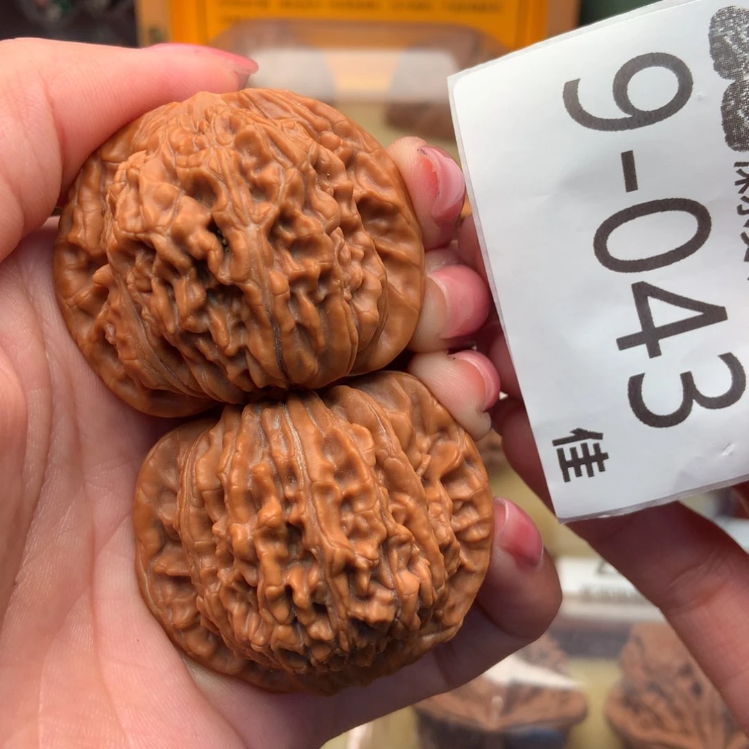 文玩核桃把件45四座楼