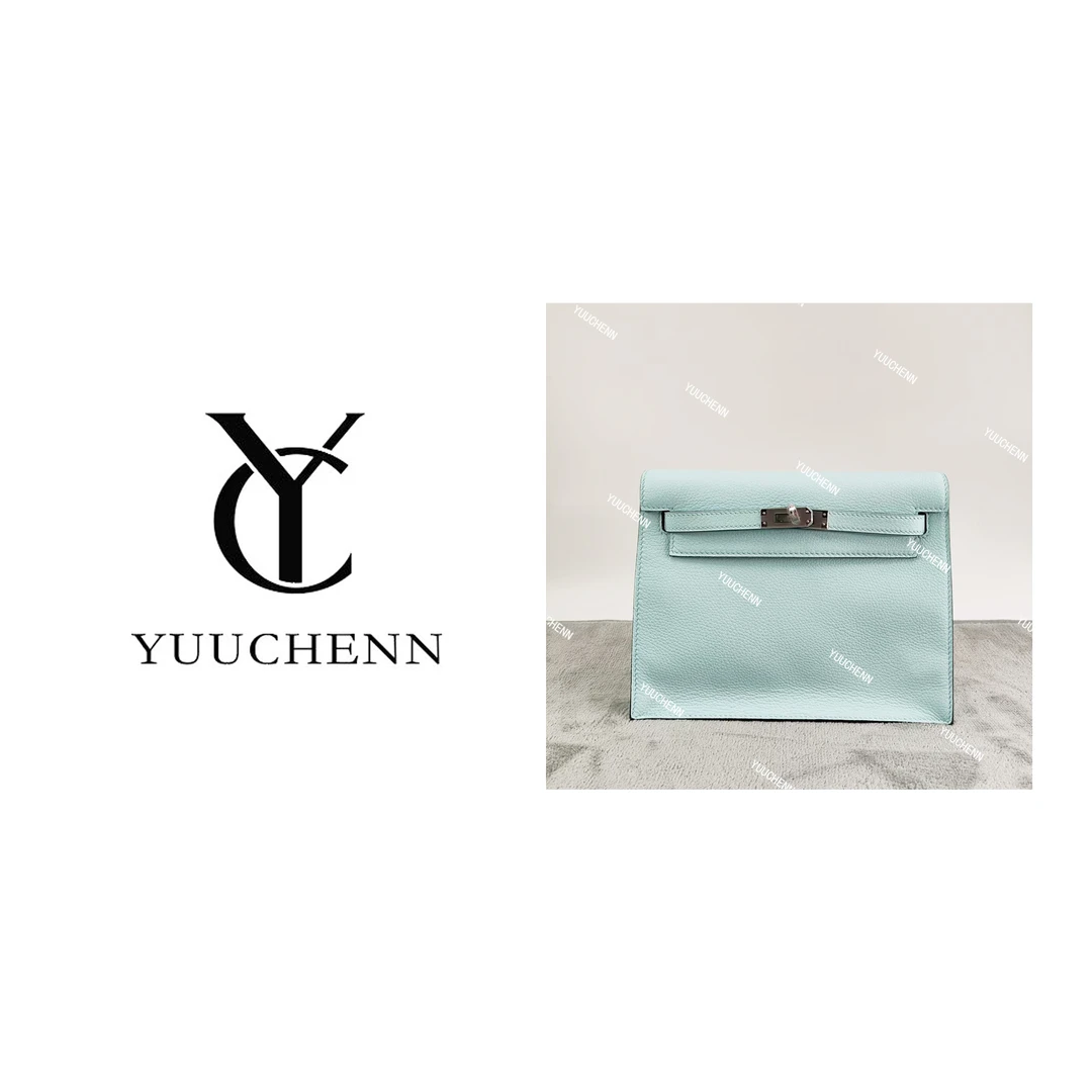 YUUCHENN/【手工定制】22cm原创设计高定真皮包 HH4455