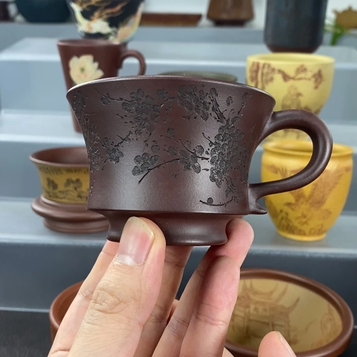 宜兴紫砂手工主人杯