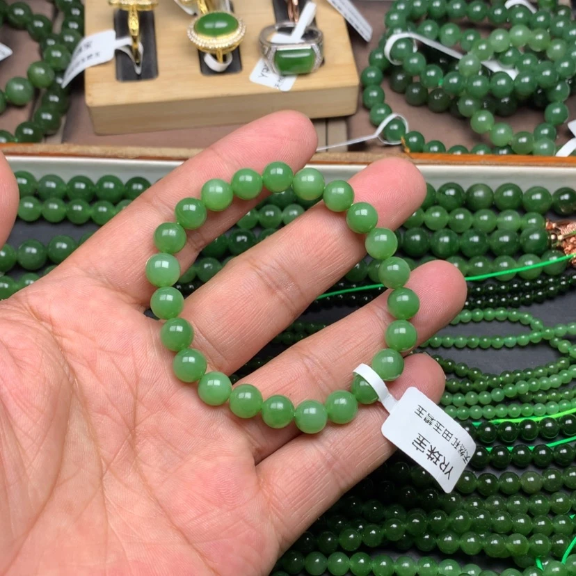 【闪购商品】手链未镶嵌和田玉（碧玉）8