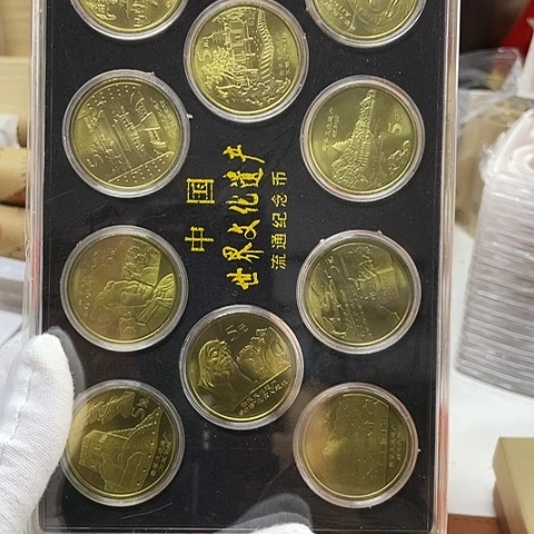 其他普通金属世界文化遗产币套装，，，，，