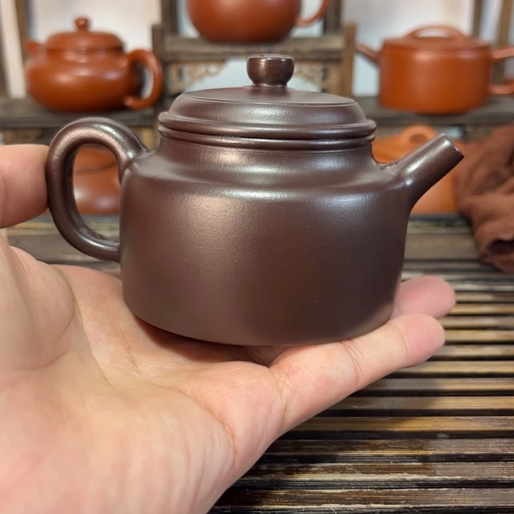 紫砂茶壶原矿紫砂手工制作