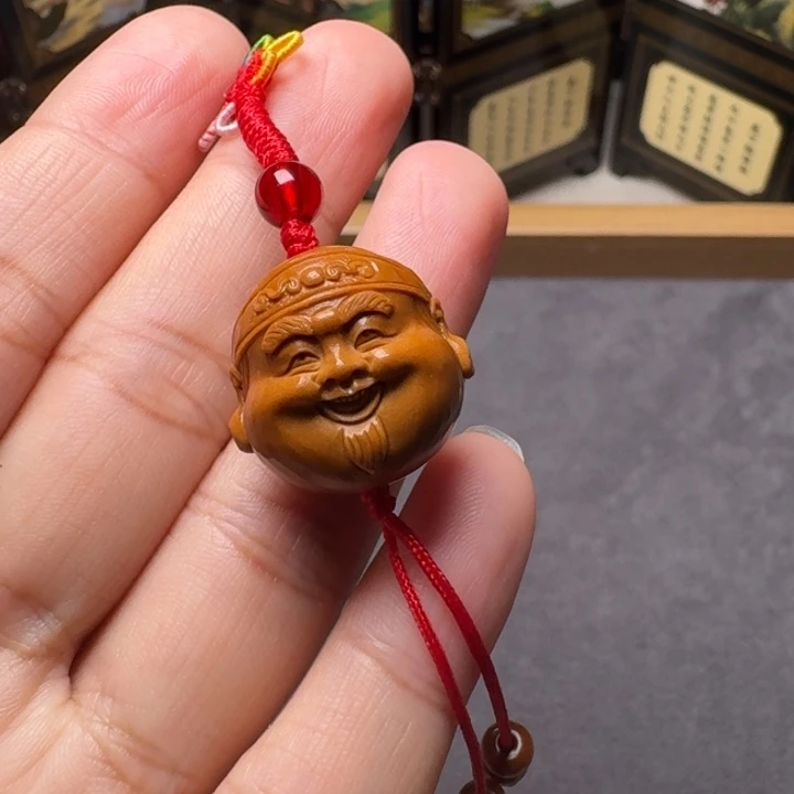 花***茶橄榄核手串/手链地主头挂件