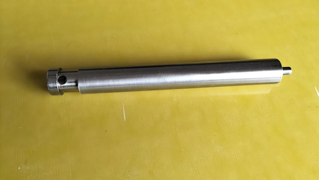 1916130型家用户外304不锈钢套管式牛皮碗便携迷你打气筒