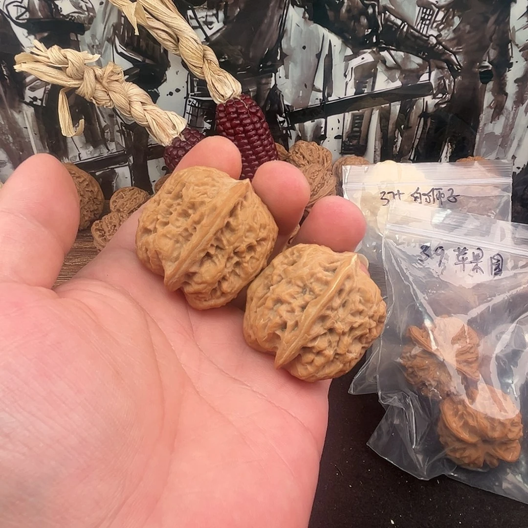 把件文玩核桃西北将军37尺