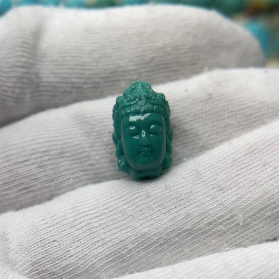 绿松石未镶嵌颈饰卡10.6-16.5