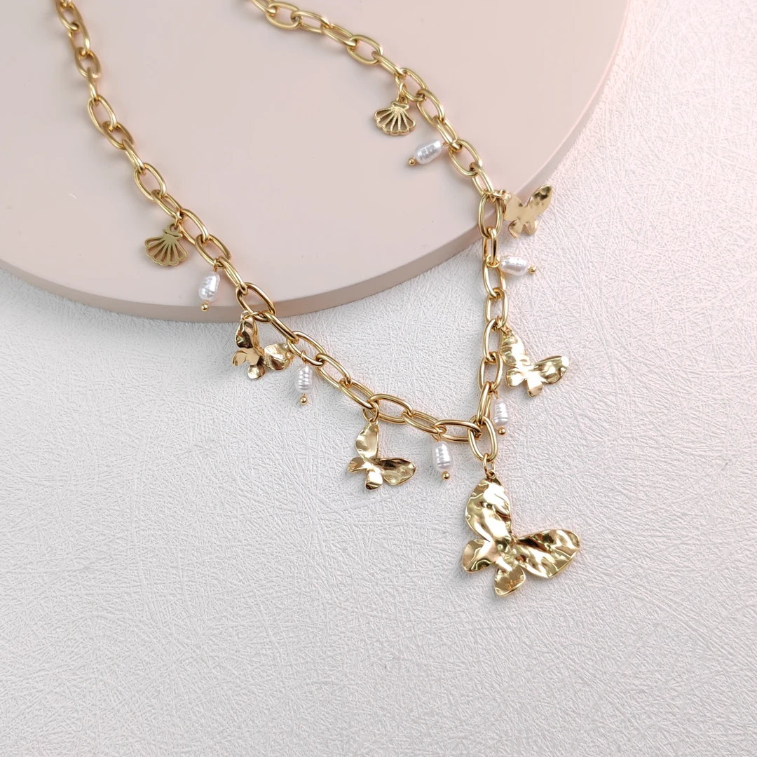 XUPING/旭平首饰 不锈钢项链 年终狂欢百搭蝴蝶 GDM T001034038