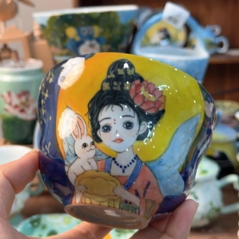 炉景德镇釉下手绘陶瓷