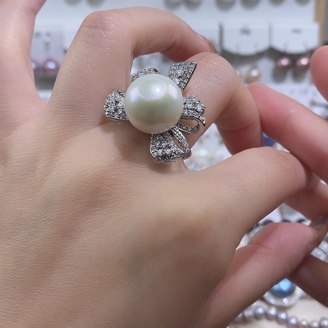 戒指未镶嵌淡水珍珠w14.3