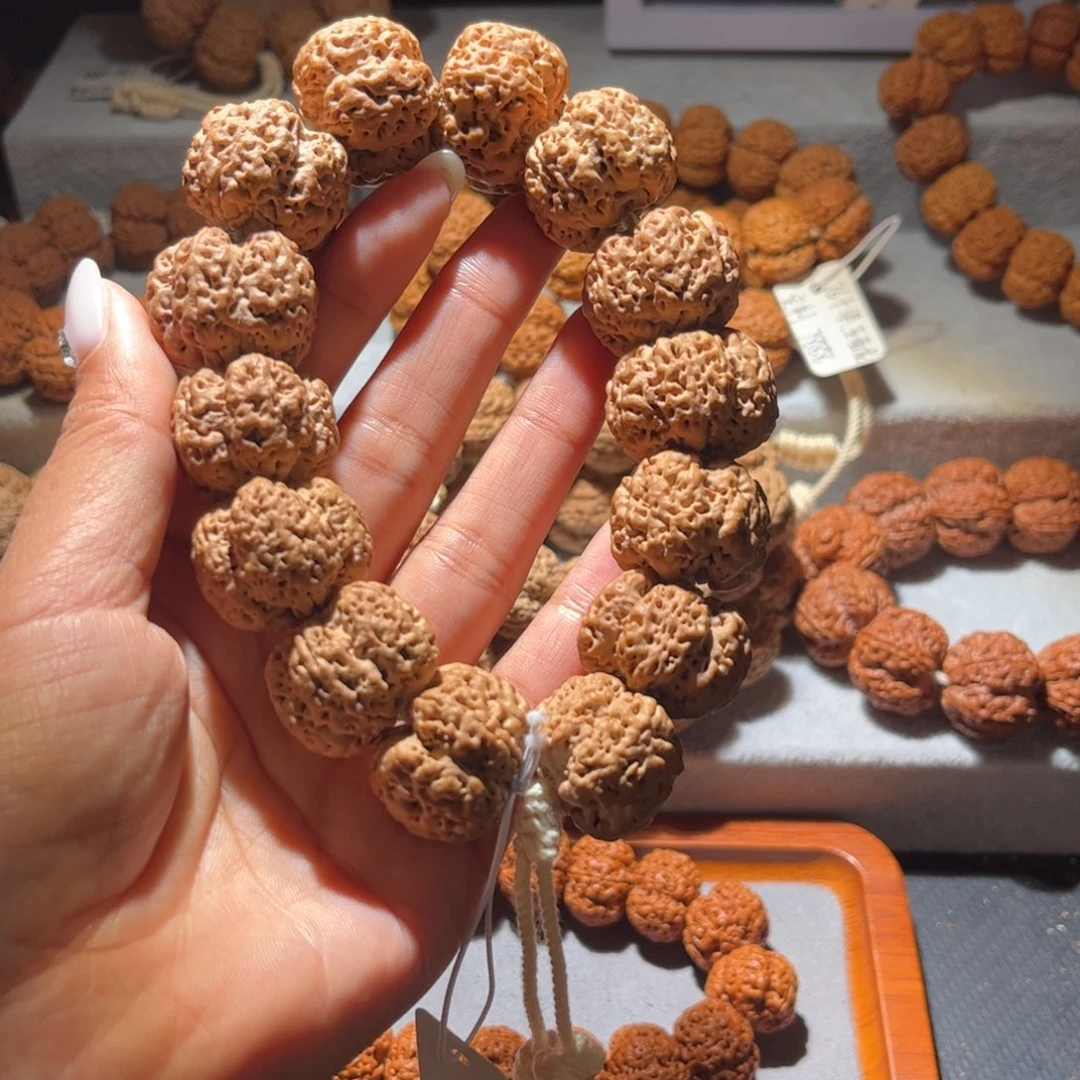 金刚菩提手串雪花扇面26尺寸五瓣