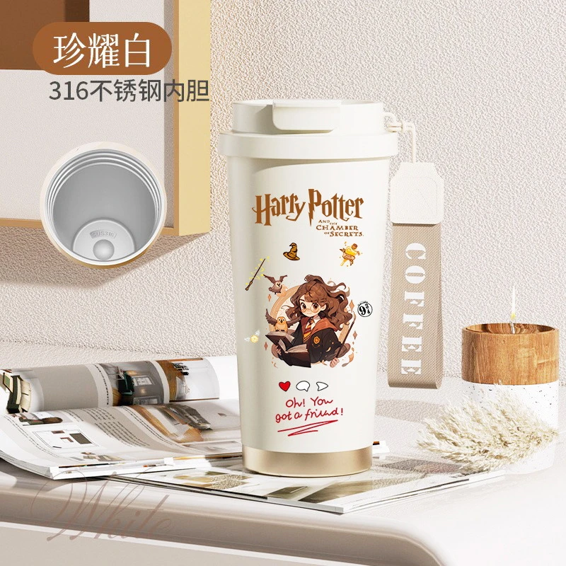 哈利波特联名咖啡杯不锈钢内胆保温杯水杯随行杯女生随行便携杯子