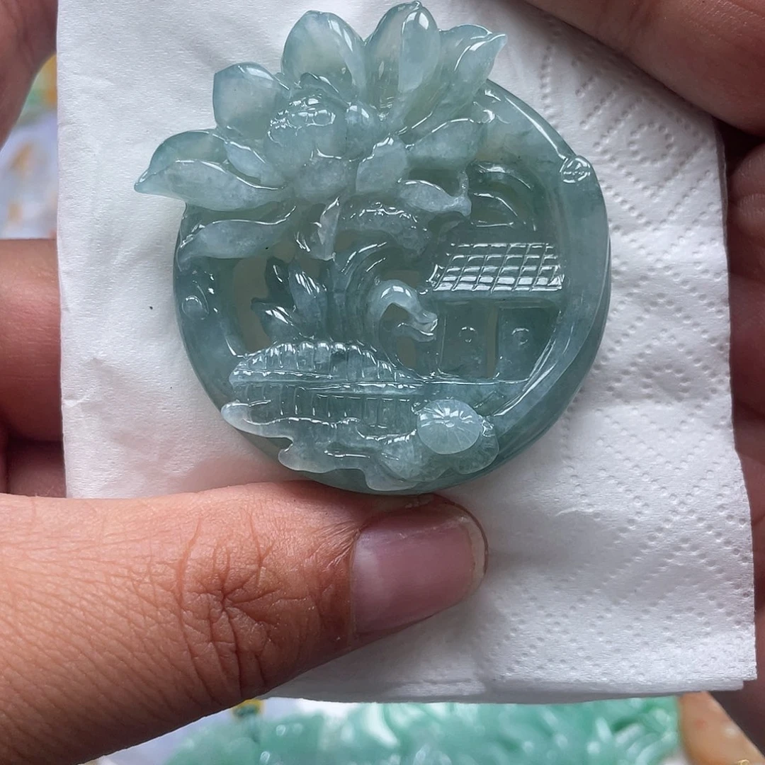 颈饰未镶嵌翡翠翡玉缘翡翠