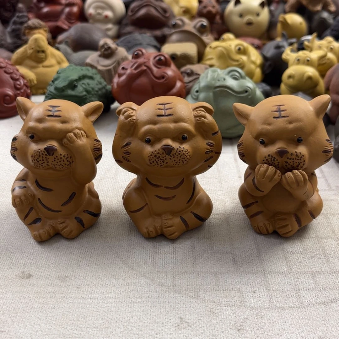 紫砂茶宠小**叔紫砂老虎