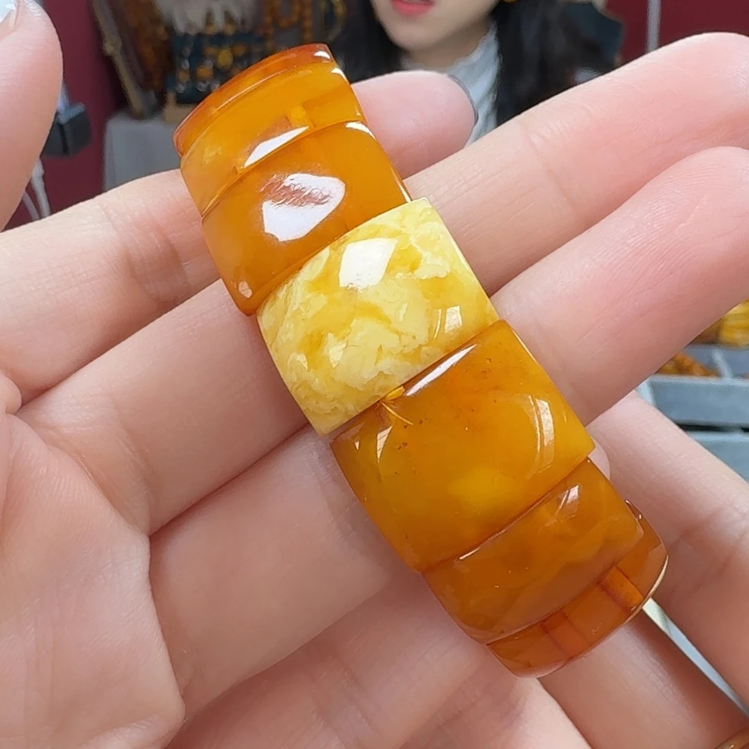 蜜蜡未镶嵌手链手排