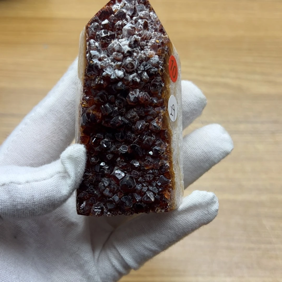 水晶暴力黄柱子10未镶嵌