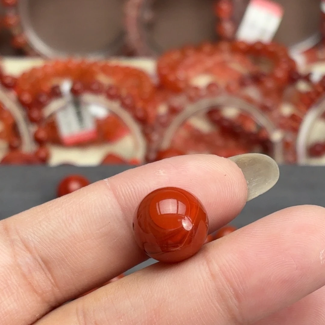 用***3南红玛瑙未镶嵌颈饰12咪➕单珠