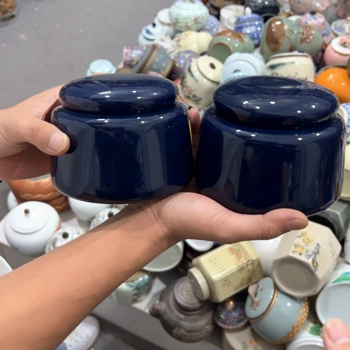 瑕疵福利品陶瓷茶叶罐