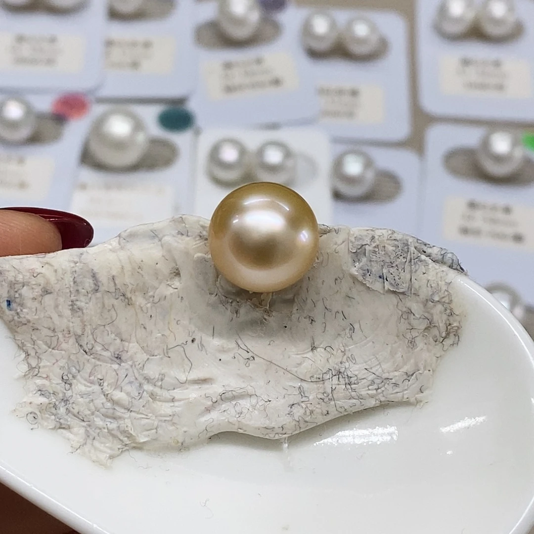未镶嵌金珠馒头12➕海水珍珠