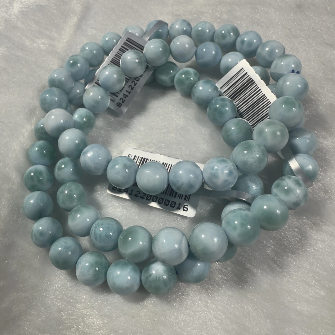 【彩稻甄选®】天然海纹石单圈手链多样式发一约8mm 3764