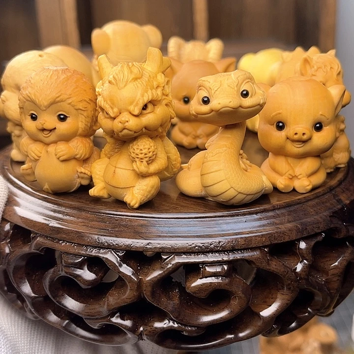 爆款十二生肖一整套十三个摆件