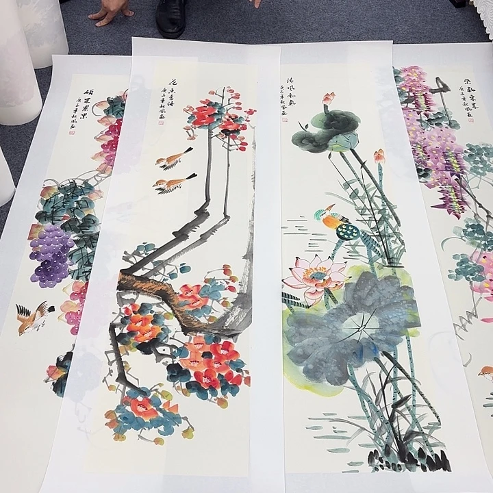 国画纯手绘国画作品