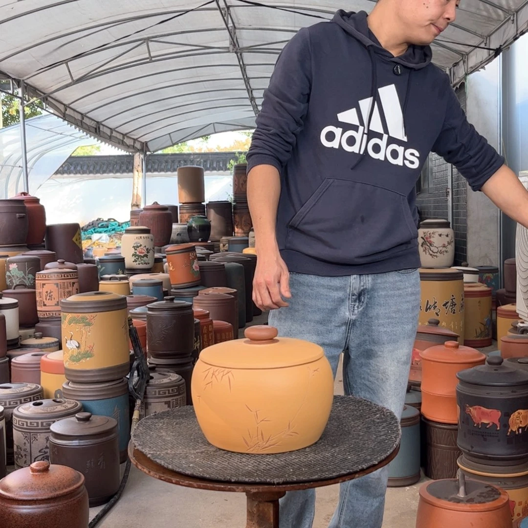 茶叶罐紫砂老罐子不挑细节