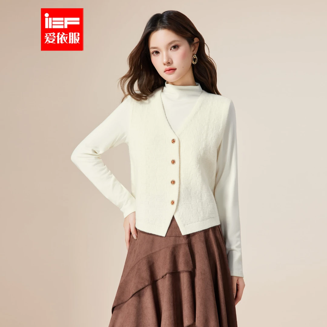 IEF/爱依服2025新款冬季毛织两件套5S10-DH5586-