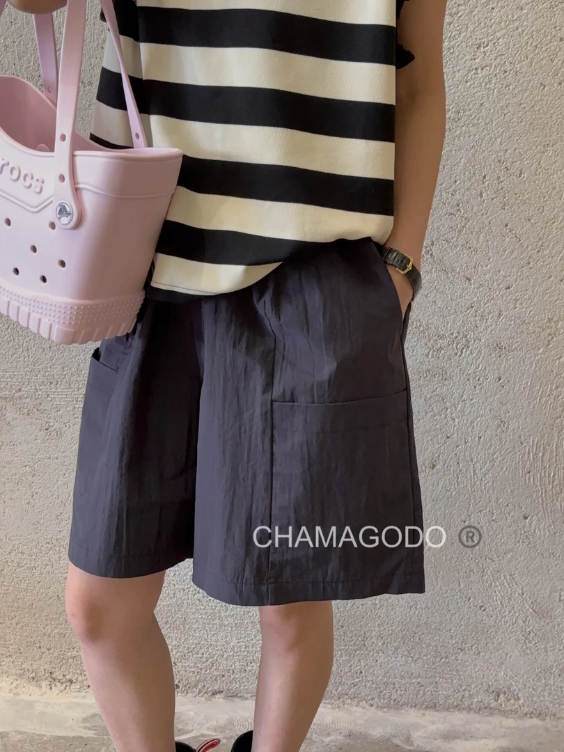 CHA MA GO DO09945极简休闲款五分短裤