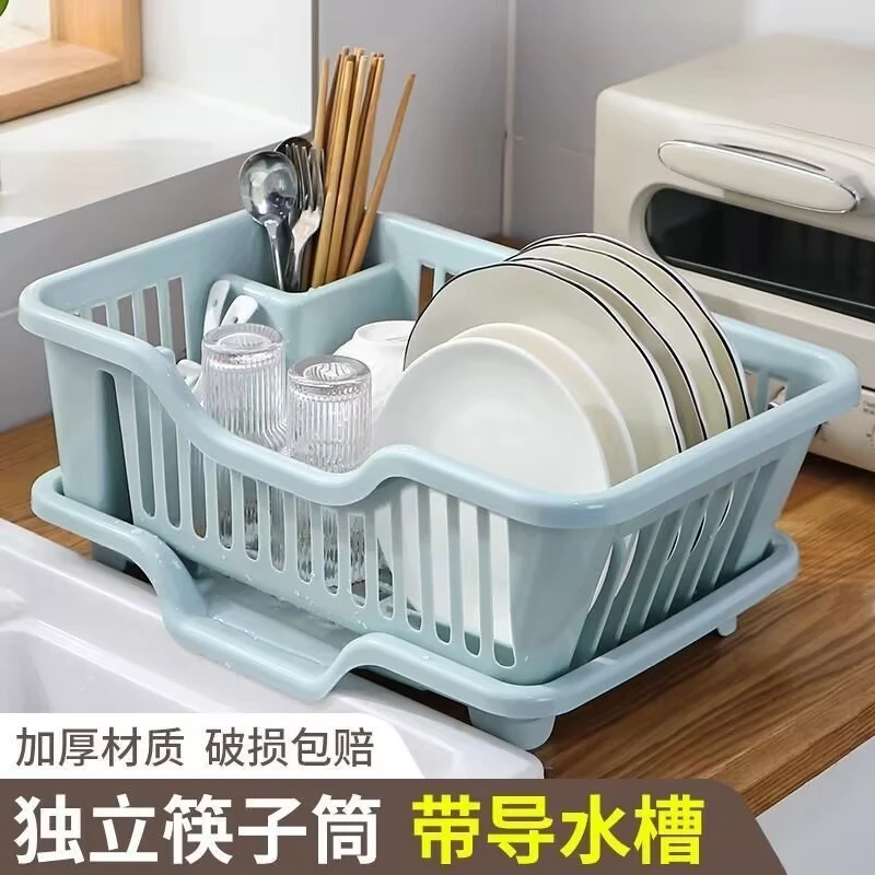 大号沥水碗架厨房碗盘置物架大容量碟筷子餐具收纳架果疏沥水篮