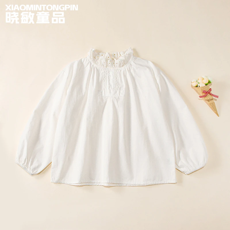 花边领口衬衫3C5001