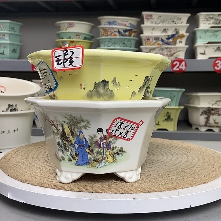 紫砂宜兴紫砂花盆