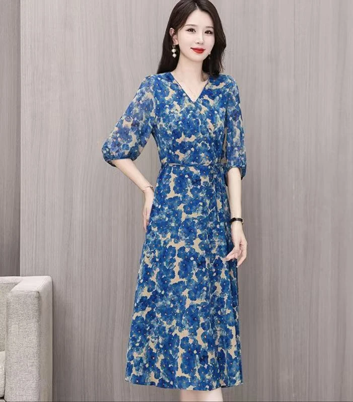 新款碎花连衣裙2589