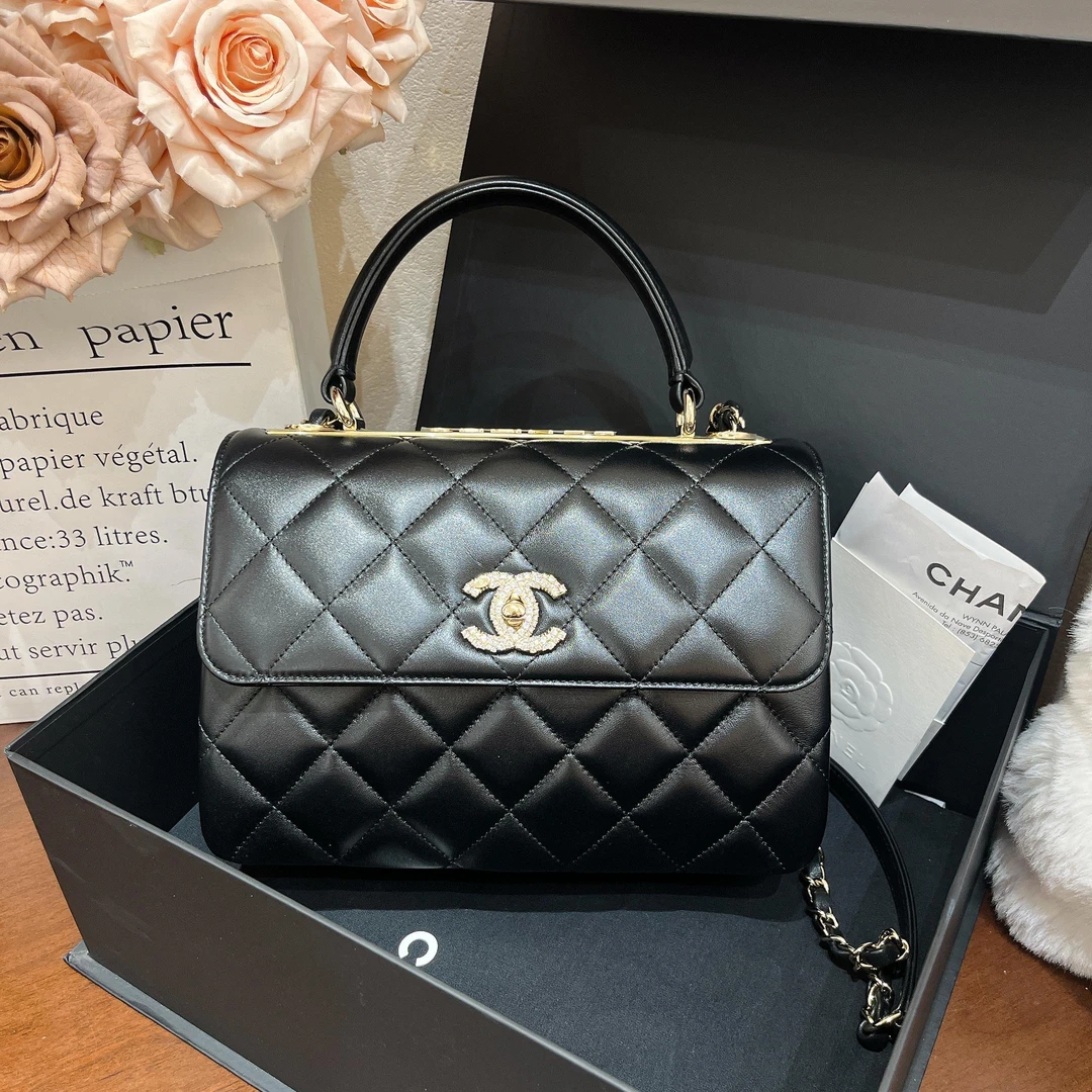 未使用 Chanel/香奈儿 25新款trendy CC黑金水钻 J9466A