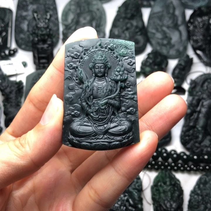 独***涯未镶嵌定制翡翠虚空藏