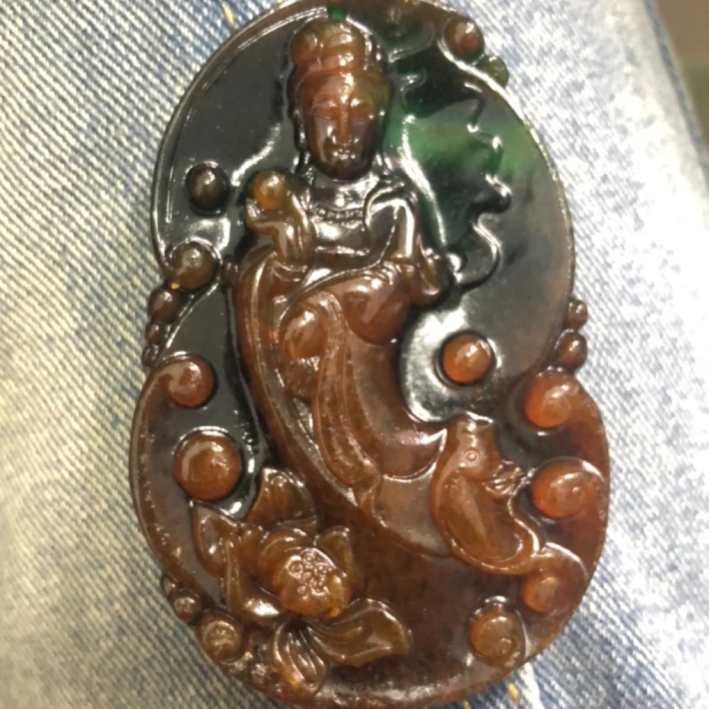 456  观音吊坠牌