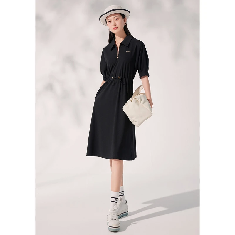 dunnu敦奴连衣裙气质时尚小黑裙夏季FT250921