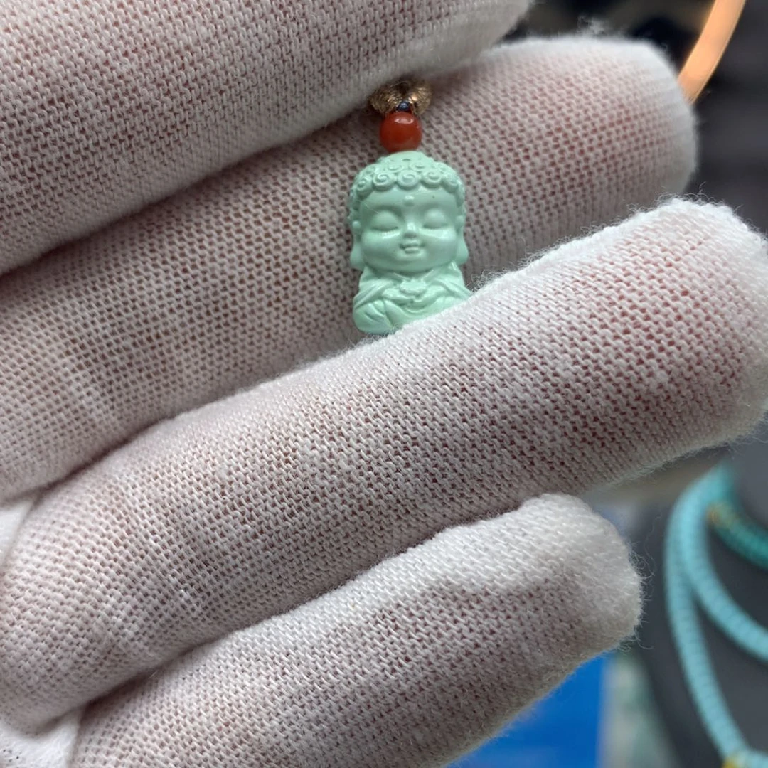 绿松石挂件未镶嵌