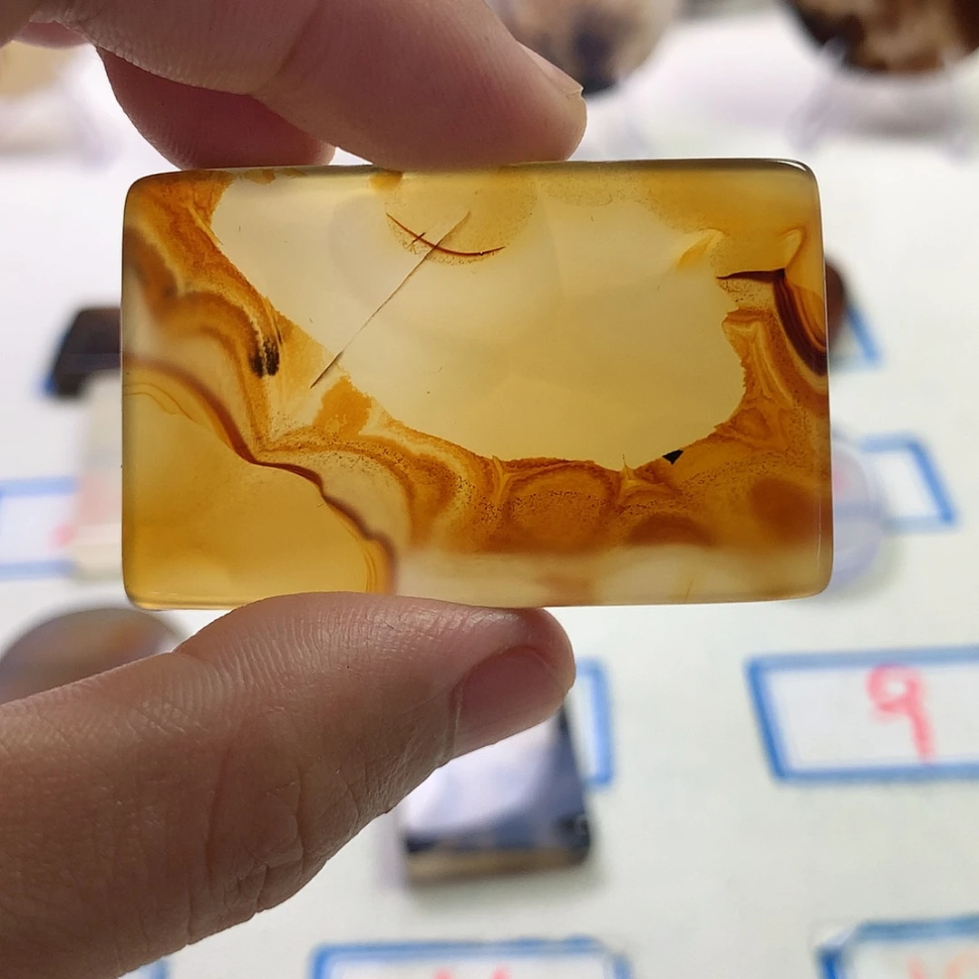 未镶嵌玛瑙/玉髓珠宝半成品