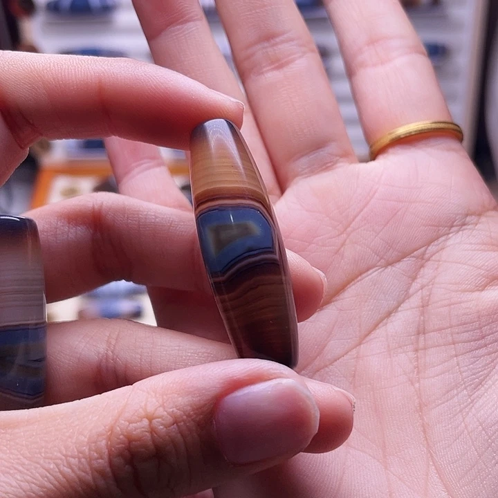 天***物玛瑙/玉髓未镶嵌颈饰