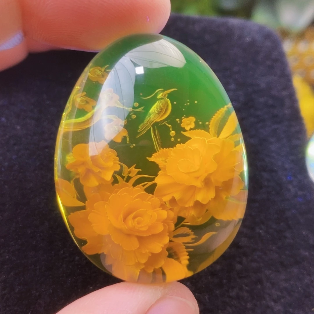 【闪购商品】蓝珀吊坠(不含链)未镶嵌