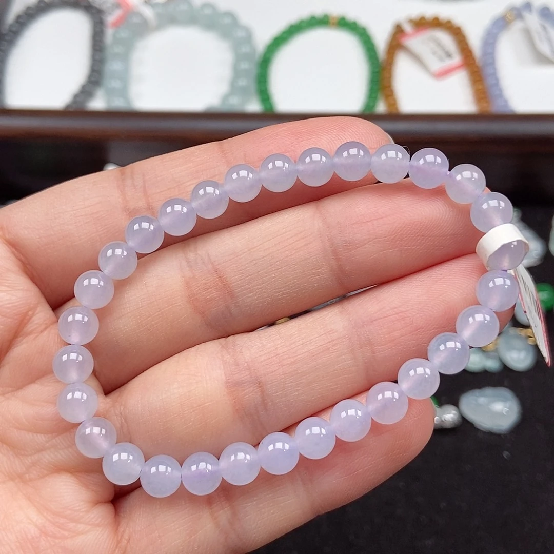 翡翠未镶嵌手串卡6