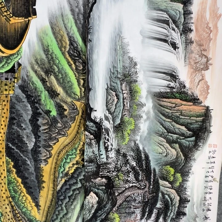 大***哥国画手绘国画作品欣赏