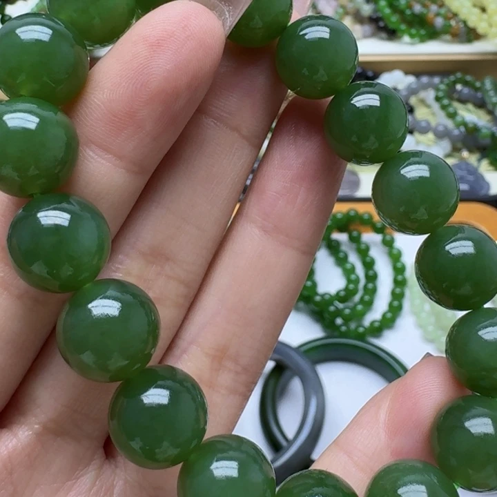 和田玉未镶嵌手链